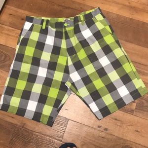 Plaid shorts